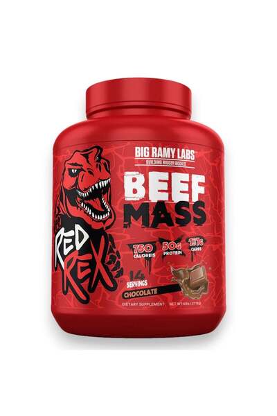 BIG RAMY LABS Red Rex Beef Mass, Chocolate Flavour, 6 LB