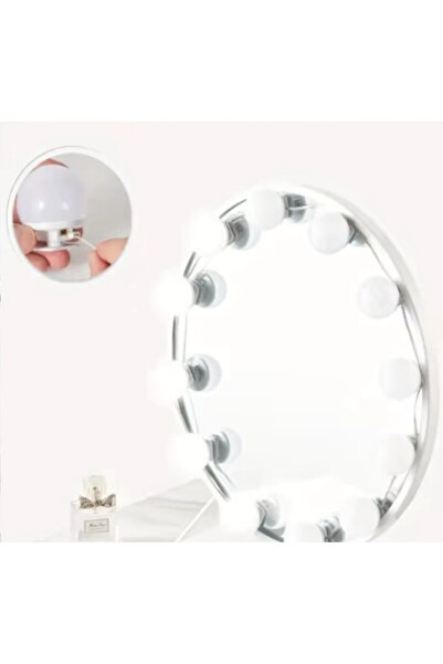 Amir Set 10 Becuri LED pentru Oglinda de Machiaj cu 3 Moduri de Iluminare