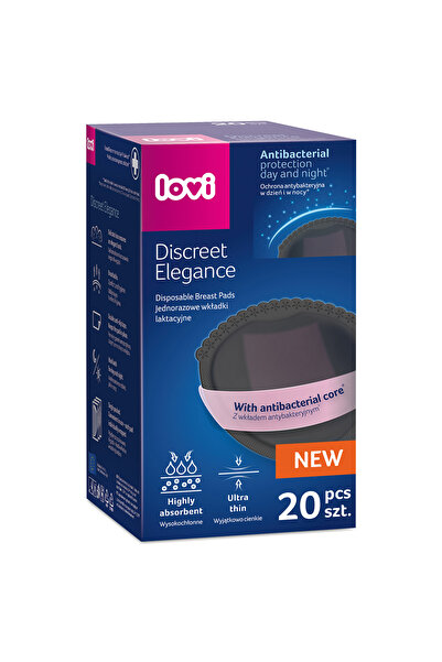 LOVI TAMPOANE SAN DISCREET ELEGANCE 20 PCS - NEGRU