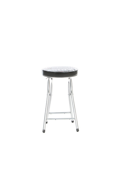 UnicSpot Cosmo Paris folding stool, black, 30x30x50 cm