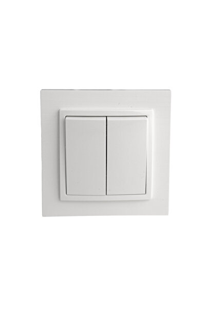 Vision INTRERUPATOR DUBLU 10A TITAN ALB