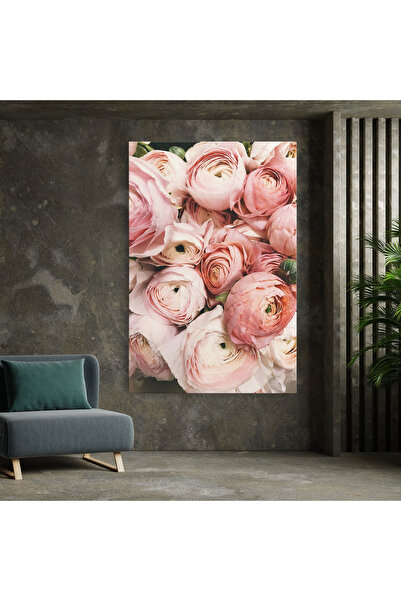 Arthub Canvas Painting, Bedroom And Living Room, Flowers, Pink Rose Bouquet