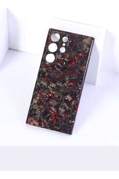 solarae جراب فاخر من ألياف الكربون الأراميد اللامع لهاتف Samsung Galaxy S24 U...