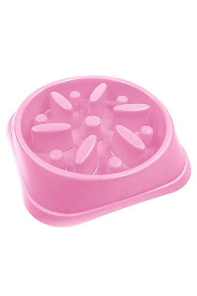 Teno ® Slow Feeder for Pets, non-slip, drop-resistant, pink