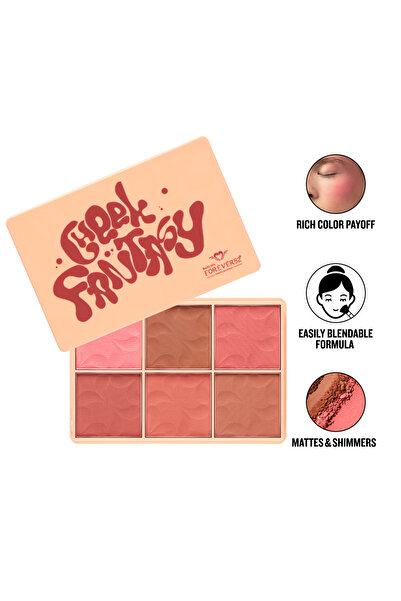 Forever52 لوحة أحمر الخدود الخيالية