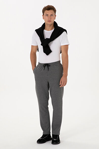 U.S. Polo Assn. Men's Anthracite Melange Sweatpants 50307670-Vr081