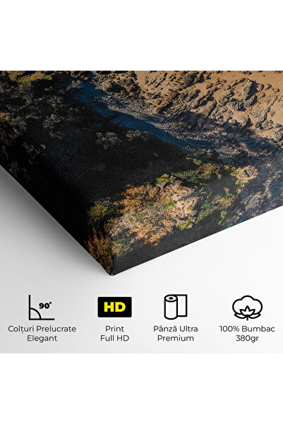 Arthub Canvas Painting, Bedroom And Living Room, Landscapes, Rocky Beach