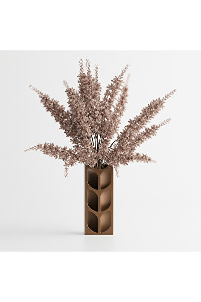 Homentum Liora | Vază decorativă cu design geometric inspirat din frunze și f...