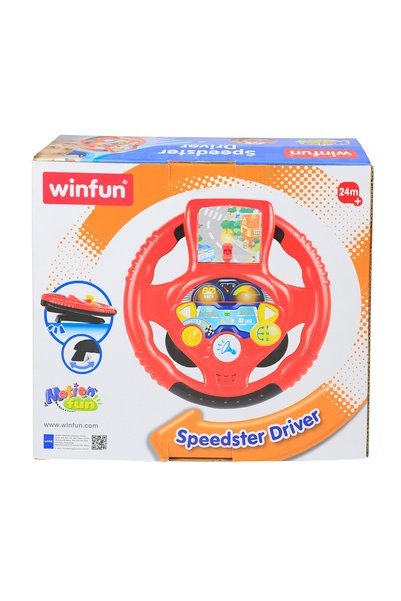 WINFUN Speedster Driver – Interactive Light-Up Steering Wheel Toy with Horn, Engine Sounds