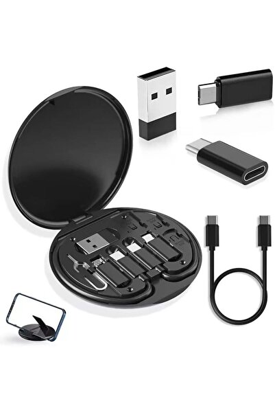 Genel Markalar 60W Destekli 5&Apos;I 1 Arada Seyahat Kablo Seti – Usb Type-C,...