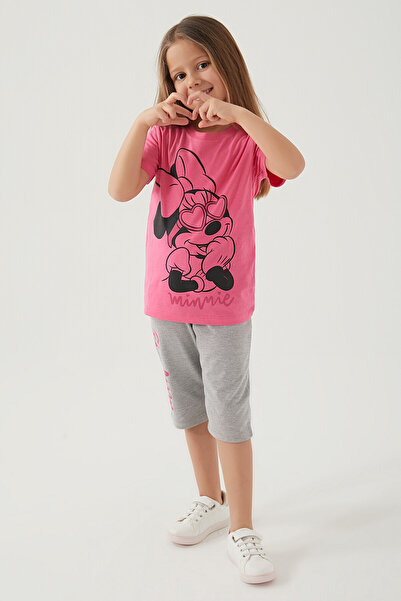 MQ Girls' Set with Round Neck and Looney Tunes Print