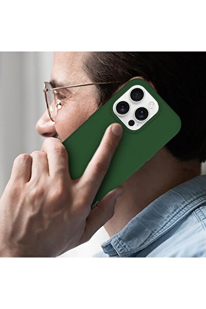 Margoun iPhone 16 Pro Max Liquid Silicone Case (Color DarkGreen)