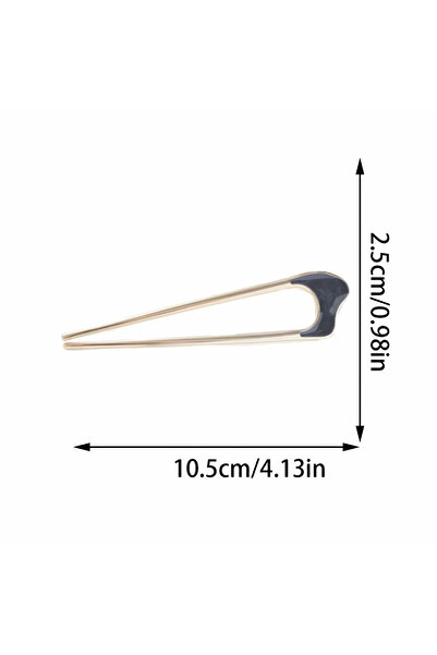 MAHLA Ecru Hairpin, Hair Pin, Kanzaşi, Korean Hair Clip