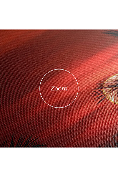 Arthub Canvas Painting, Bedroom And Living Room, Landscapes, Coconuts Tree Sunset