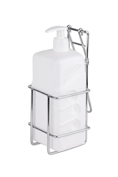 MegaVitrin Dezenfektan Aparatı Dirsek Basmalı Krom Çelik | 1 Lt Hijyen İstasyonu Duvar Tipi (EG-301)