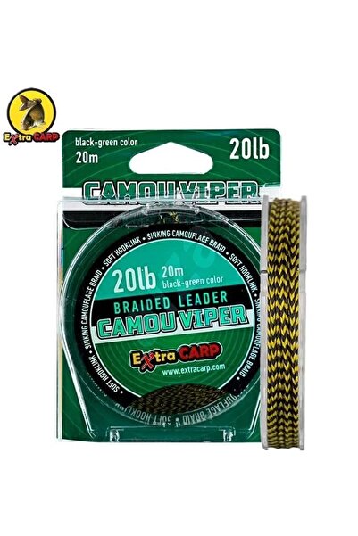 Extra Carp Camou Viper Sazan Rig İpi Kaplamasız 20mt 35 lb