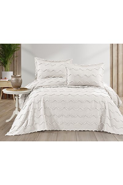 ARS HOME COLLECTION طقم سرير مزدوج من إسليم (غطاء سرير) 3 قطع