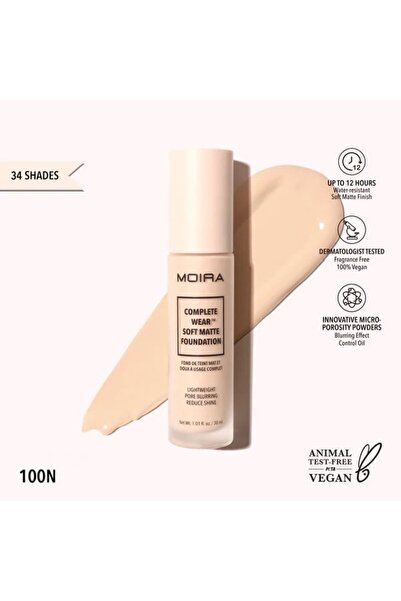 MOİRA كريم أساس بيوتي كومبليت وير سوفت مات