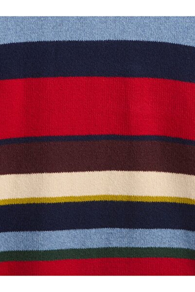 GAP Erkek Çocuk Çok Renkli CashSoft Relaxed Bisiklet Yaka Kazak