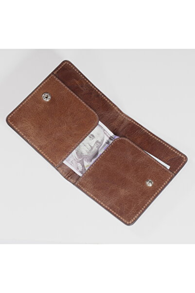 DEERDERİ London Vintage Leather Card Holder