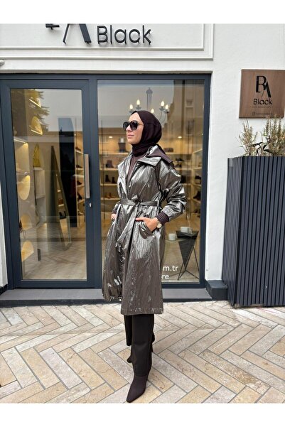 MissWhence 38401 Women's Trench Coat Mink