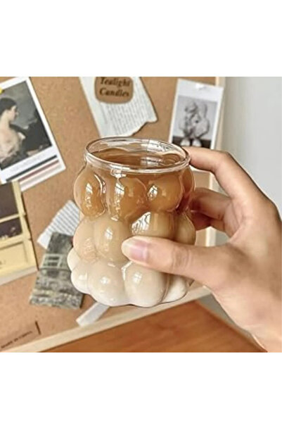 ROYALGROSS Set of 2 Heat Resistant Borosilicate Glass Shaped Cups | Coffee and Presentation Cup