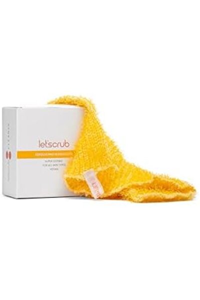 STOREMAX ليت اسكرب ليفة استحمام صفراء فائقة المرونة مناسبة لجميع أنواع البشرة...