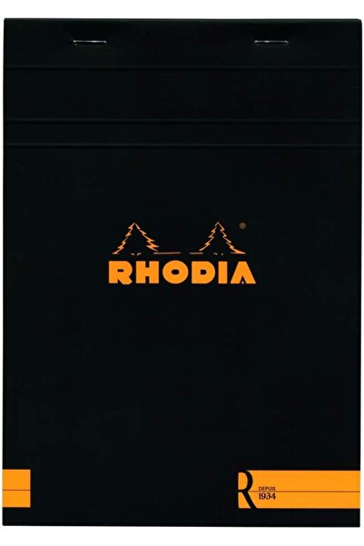 Yıldızan دفتر ملاحظات مخطط بغطاءين بلونين، أسود، 148x210 مم _yole 1162043