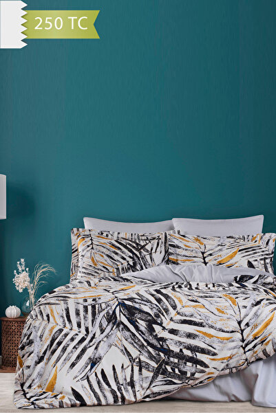 VAROL 250 Tc Bamboo Blend Cotton Satin Duvet Cover Set – Single – Lecce