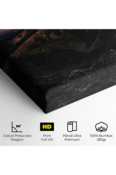 Arthub Canvas Painting, Bedroom And Living Room, Landscapes, Mountain Sky