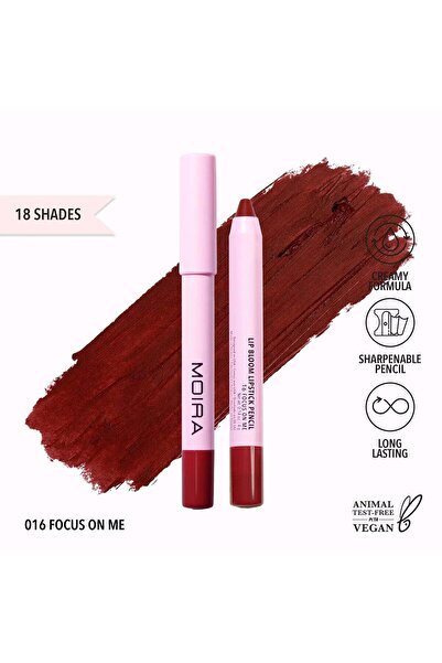 MOİRA Lip Bloom Lipstick Pencil (016, Focus On Me)