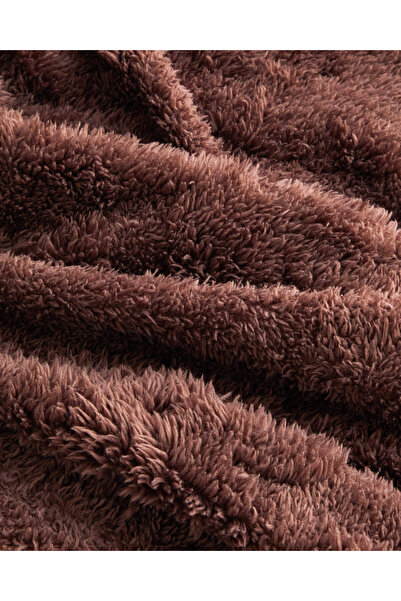 English Home Flower Joy Sofa Throw 120X160 cm Brown