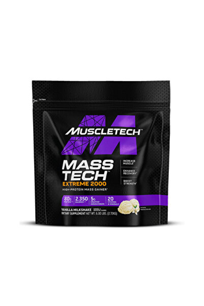 MUSCLETECH Muscle Tech Mass Tech Extreme 2000 Vanilla Milkshake 6 lb