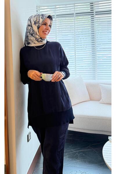 Moodbasic Desenli̇ İpek Cupra Takim