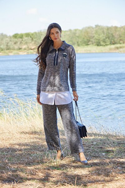 Moodbasic Pantolonlu Takım MB24.697 Lacivert