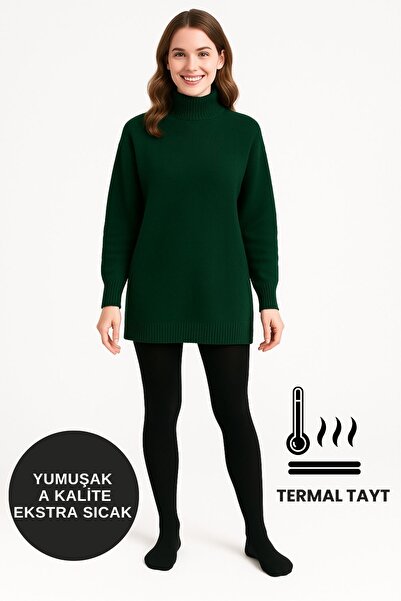 ALEXANDER HUD Women's Slimming High Waist Inner Fleece Lined Sh Fleece-Lined Stretchy Winter Pantyhose Thermal Corset Tights Socks Underwear