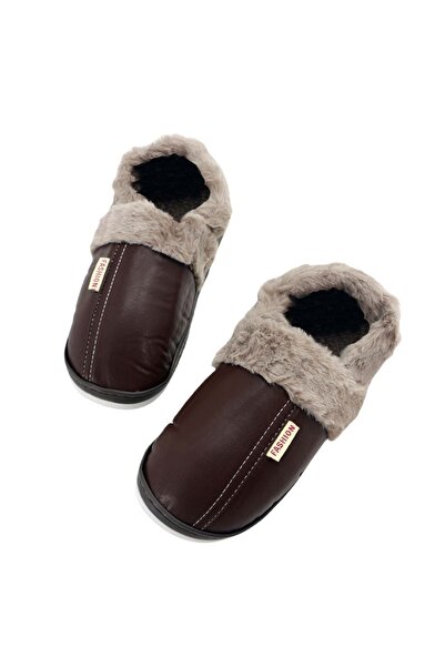 OEM Men's fur slippers, for indoors or short trips outside, D310