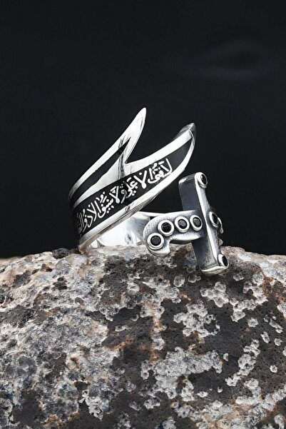 Prestige Hz. Ali Zülfikar Kılıcı Mineli Ayarlanabilir (Free Size) 925 Ayar Gü...