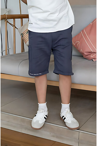 Alesaei-mondo tondo Boys' shorts with a classic design 4149-