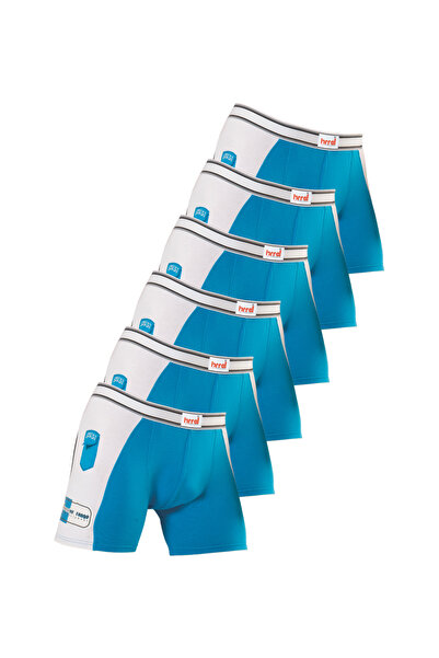 Hmd 6-Piece Soft Stretch Fabric Single Jersey Men's Boxer Cotton and Flexible