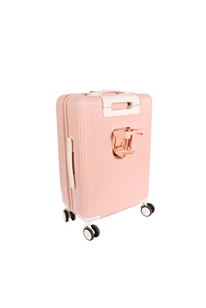 Biggdesign Moods Up Front Compartment 20" Luggage with Cup Holder and USB Port Black