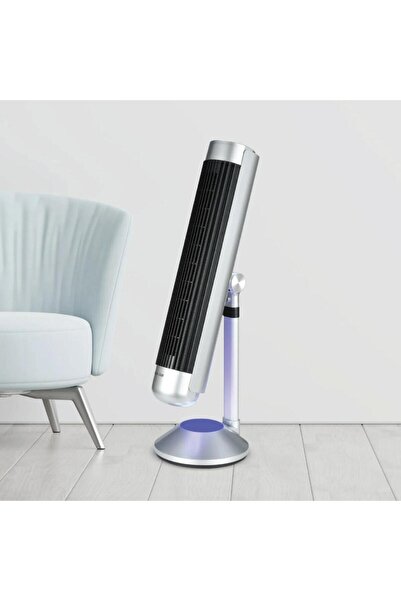 Tradeo Breeze Tower Fan with Quiet Cooling, Oscillation, Adjustable Speeds & Remote Control – Slim Design