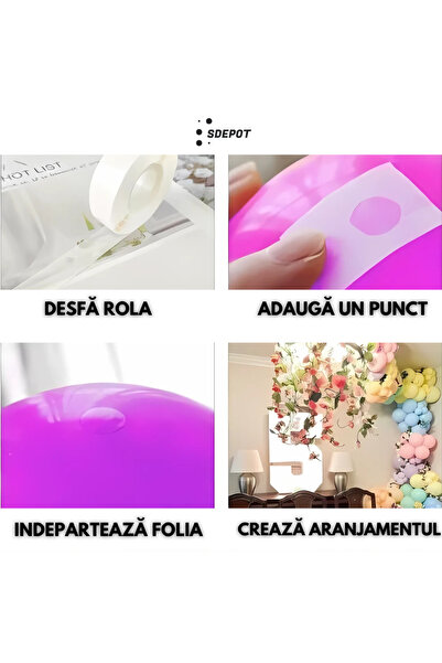 SDEPOT balloon glue roll