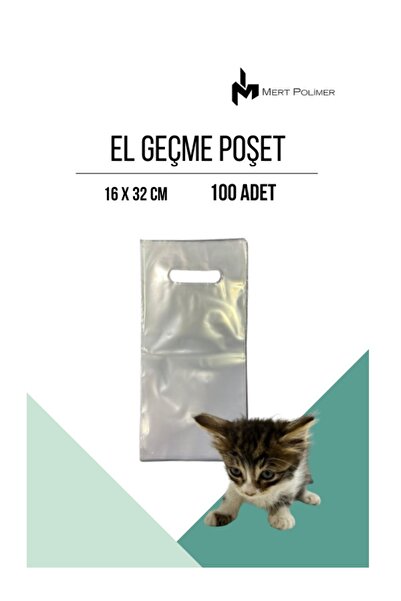 El Geçme Poşet (16x32 cm) 100'lü Paket - Ürün/İçecek Poşeti