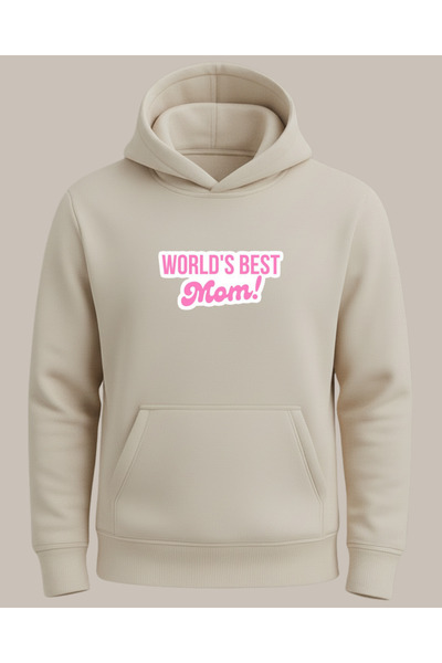 Ebiidesign World's Best Mom Printed Sweatshirt