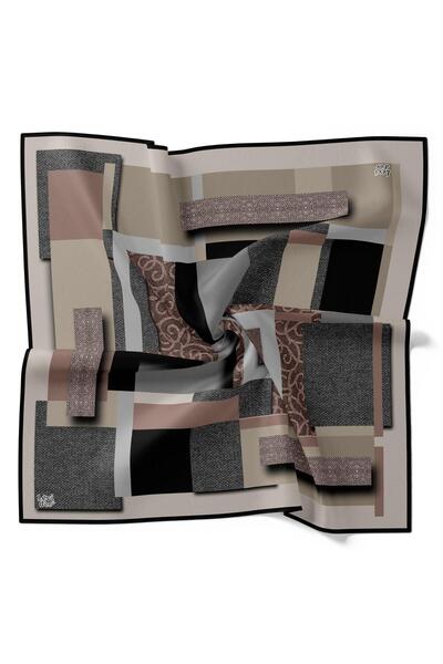 Levidor Geometric Classic Pattern Sparkling Crystal Scarf