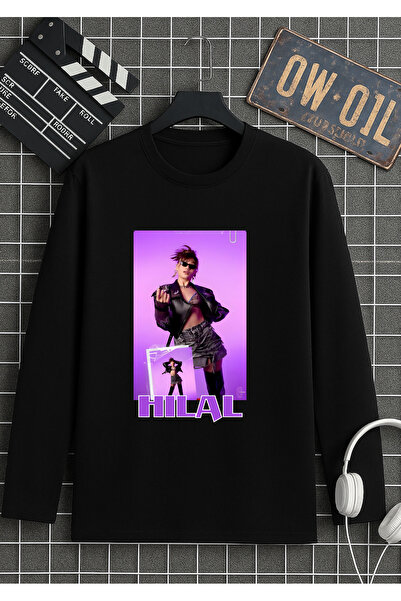 RYO FASHİON Tricou cu mânecă lungă, negru, model-1, grupul Manifest: LİDYA, M...