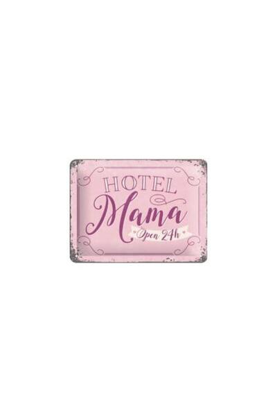 Nostalgic Art Placa metalica de decor 15X20 Hotel Mama Open 24h