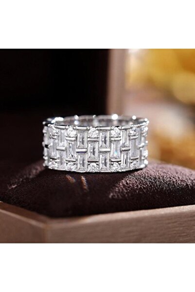 Pursehuit Inel argintiu, cu pietre de zirconiu, Sharona C20 - 7 (circumferinț...