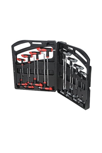Silverline Set de 16 șurubelnițe cu mâner în T (Torx și hexagonale),